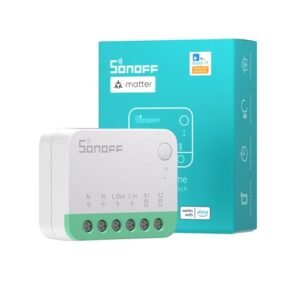 SONOFF Matter Smart Switch, MINIR4M Wi-Fi Smart Switch, 10A 2400W, Zero and Fire Wires