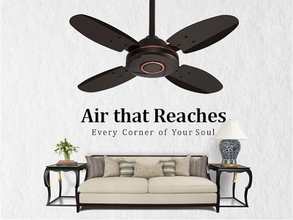 Buy ACTIVA ORNET 600mm Ceiling Fan, 850 RPM High Speed Air Delivery with 4 Blades, Anti-Dust Coating, 2 Years Warranty - Image 4