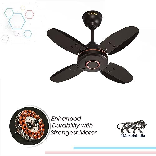 Buy ACTIVA ORNET 600mm Ceiling Fan, 850 RPM High Speed Air Delivery with 4 Blades, Anti-Dust Coating, 2 Years Warranty - Image 7