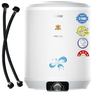 Buy Haier Precis Water Geyser 15 Litre 5 Star Rated Water Heater|Pipe Free Installation Abs Body Temperature Control Shock Proof Glasslined Tank|8 Safety Levels|High Rise Compatible|Bacteria Proof System
