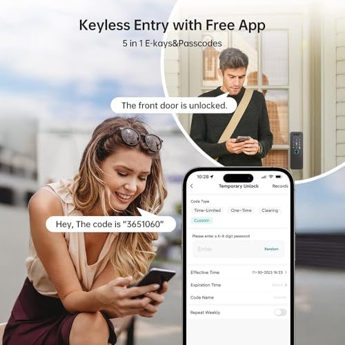 Golens X32 Face Recognition Smart Rim Lock - Image 4